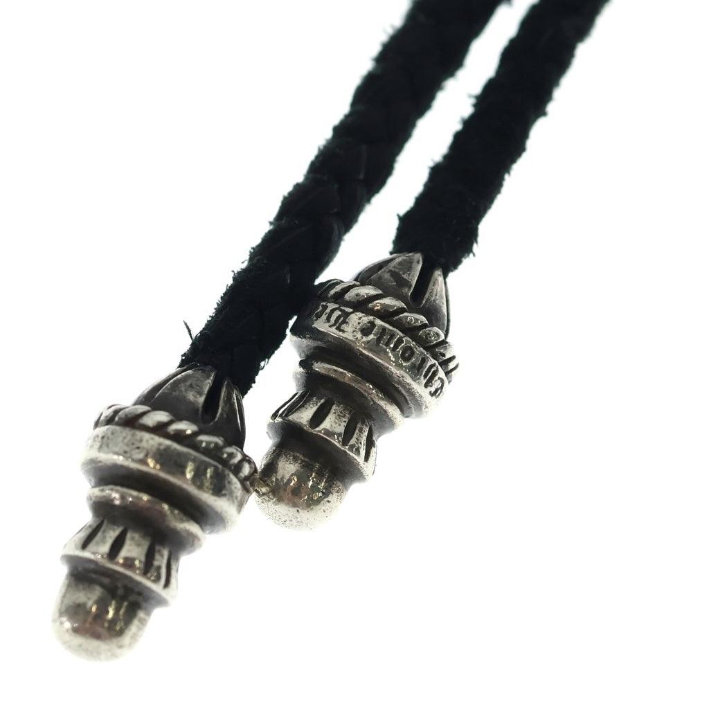 CHROME HEARTS(クロムハーツ) レザーブレード ボロチップ ブラック/シルバー