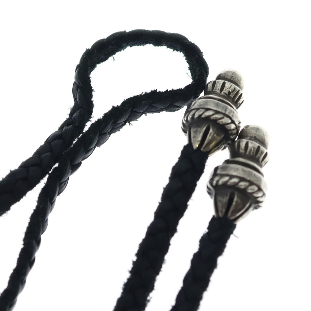 CHROME HEARTS(クロムハーツ) レザーブレード ボロチップ ブラック/シルバー