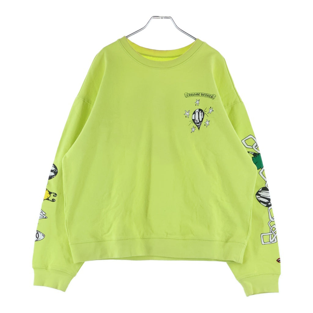 CHROME HEARTS(クロムハーツ) ×MATTY BOY PPO LINK Sweat Shirt マッティボーイ PPOリンク クルーネックスウェットシャツ トレーナー イエロー