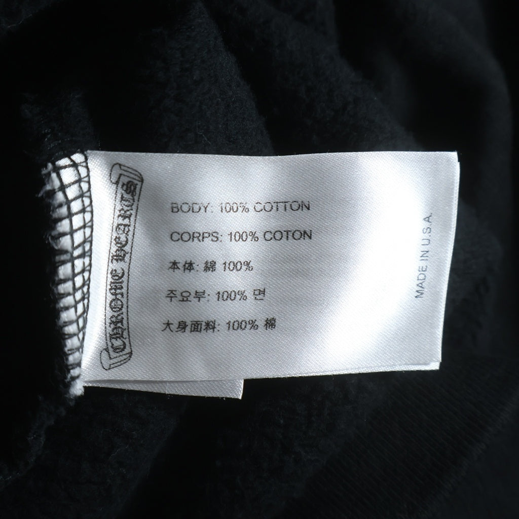 CHROME HEARTS(クロムハーツ) HORSESHOE PULLOVER HOODIE ホースシュー オンライン限定 プルオーバーフーディー パーカー ブラック/レッド