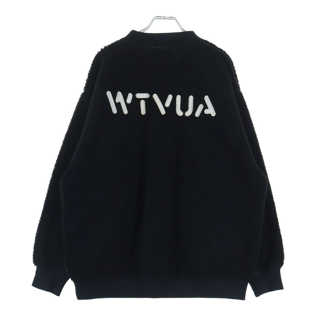 WTAPS(ダブルタップス) 22AW BAVEL MOCK NECK バベル モックネック ボア スウェットトレーナー ブラック 222ATDT-CSM28