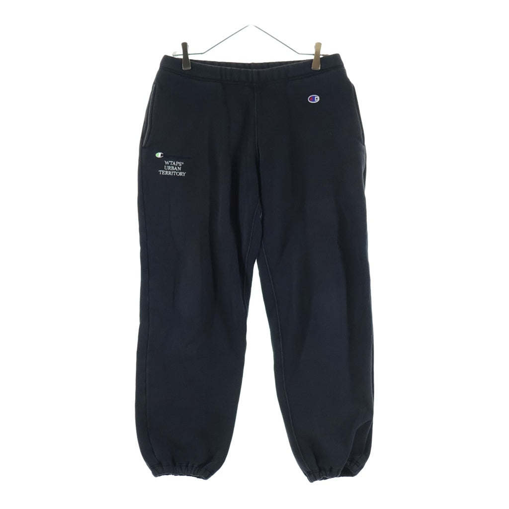 WTAPS(ダブルタップス) 22AW ×CHAMPION URBAN TERRITORY SWEAT PANTS チャンピオン アーバン テリトリー スウェットジョガーパンツ ブラック C8-X214