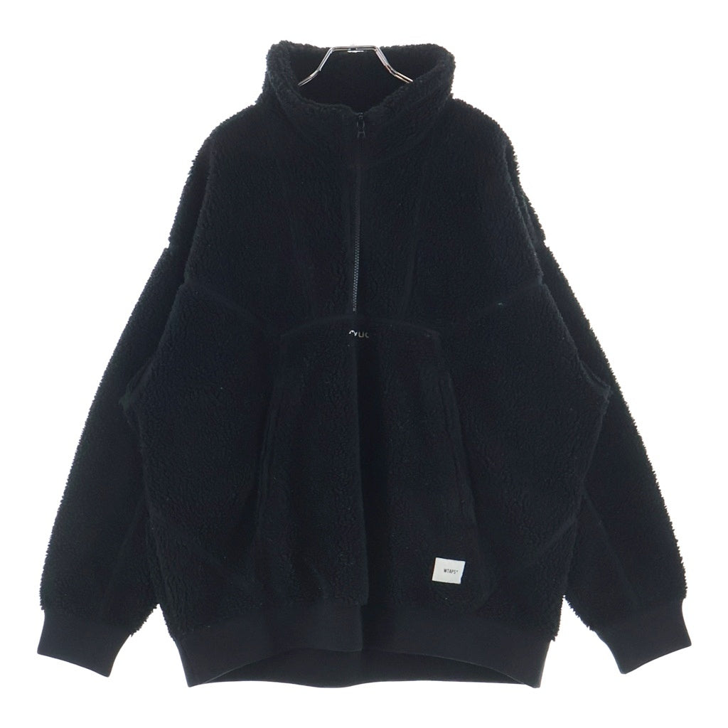 WTAPS(ダブルタップス) 22AW MECH JACKET POAC BOA メック ハーフジップ ボアジャケット ブラック 222ATDT-JKM01