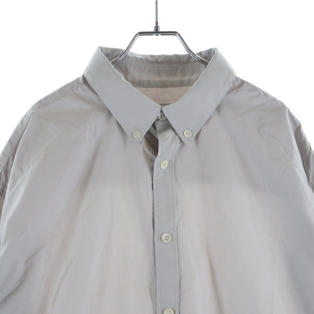 BLACK WEIRDOS(ブラックウィドー) 23AW XXXL B.D. Shirt スリーエックスエル ボタンダウンシャツ グレー 23AW-SH01