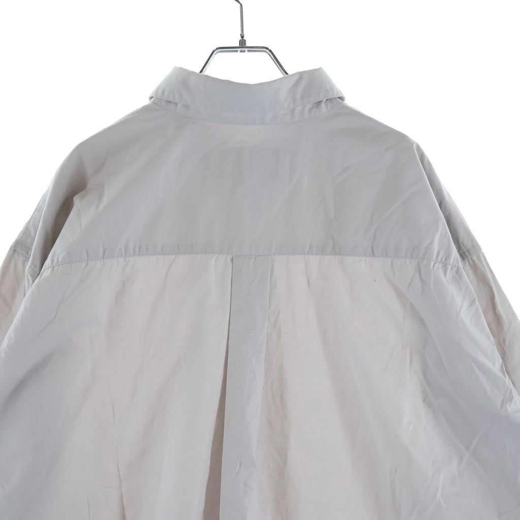 BLACK WEIRDOS(ブラックウィドー) 23AW XXXL B.D. Shirt スリーエックスエル ボタンダウンシャツ グレー 23AW-SH01