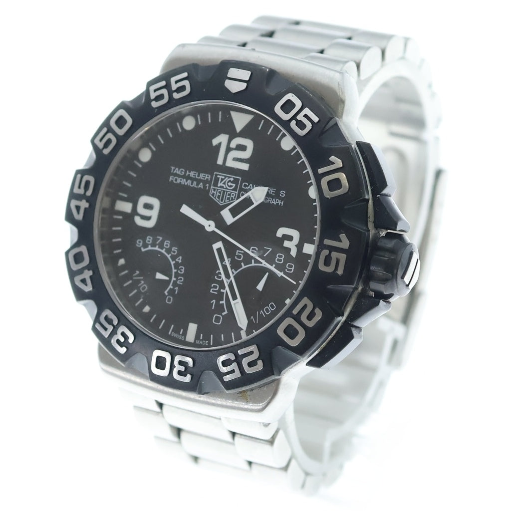 TAG HEUER(タグホイヤー) Formula 1 Calibre S フォーミュラ1 キャリバーS クロノグラフ クォーツ 腕時計 ウォッチ シルバー CAH7010