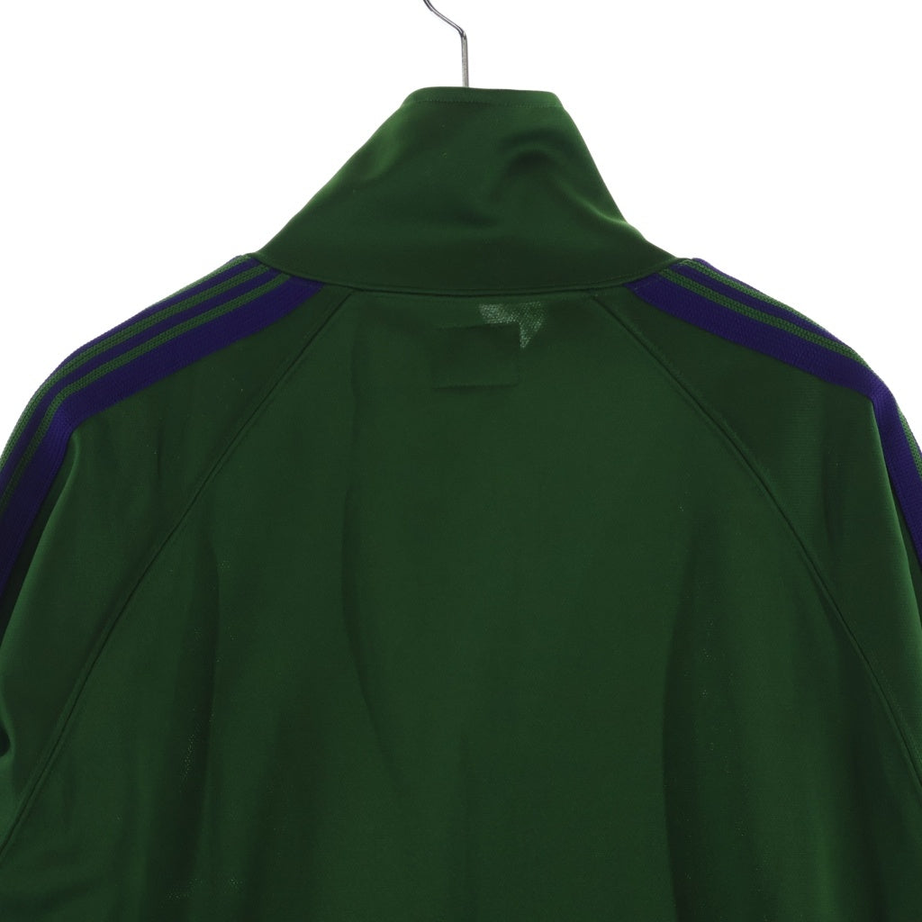 Needles(ニードルス) 23AW TRACK JACKET 胸パピヨン刺繍 サイドライン ジップアップトラックジャケット グリーン NS244