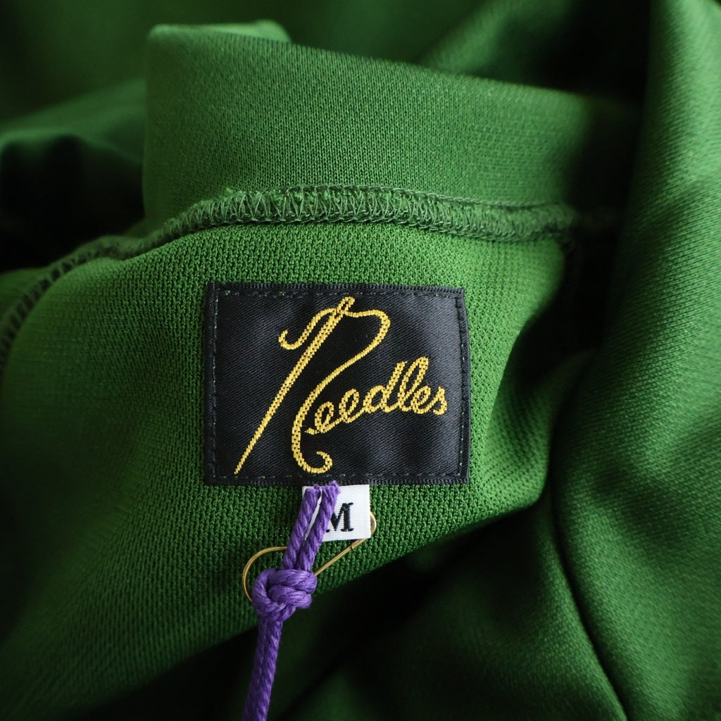Needles(ニードルス) 23AW TRACK JACKET 胸パピヨン刺繍 サイドライン ジップアップトラックジャケット グリーン NS244