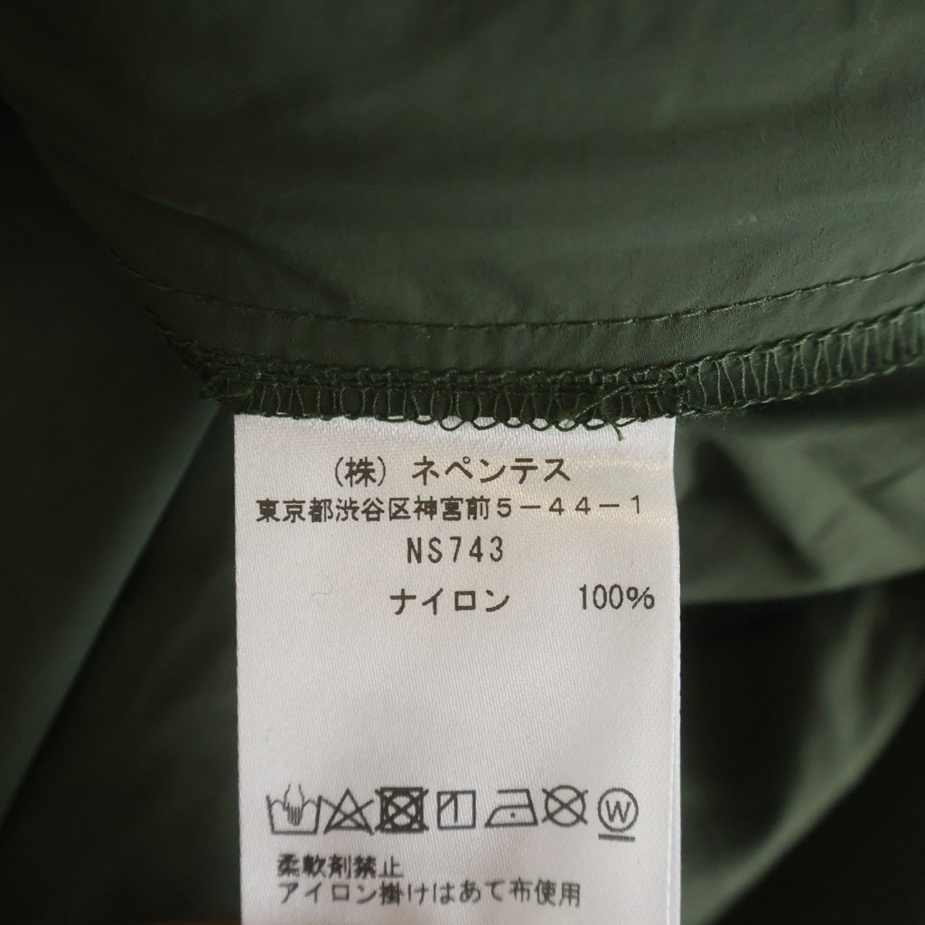 SOUTH2 WEST8(サウス2ウエスト8) PACKABLE PARKA パッカブル ハーフジッププルオーバーパーカー フーディー グリーン NS743