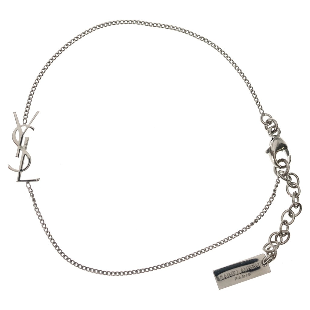 SAINT LAURENT PARIS(サンローランパリ) CASSANDRE CHARM BRACELET カサンドラ チャームブレスレット シルバー レディース