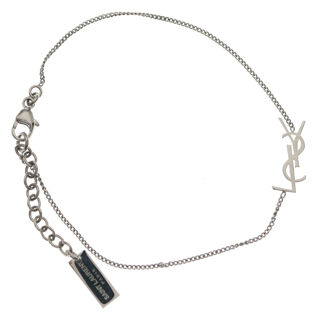SAINT LAURENT PARIS(サンローランパリ) CASSANDRE CHARM BRACELET カサンドラ チャームブレスレット シルバー レディース