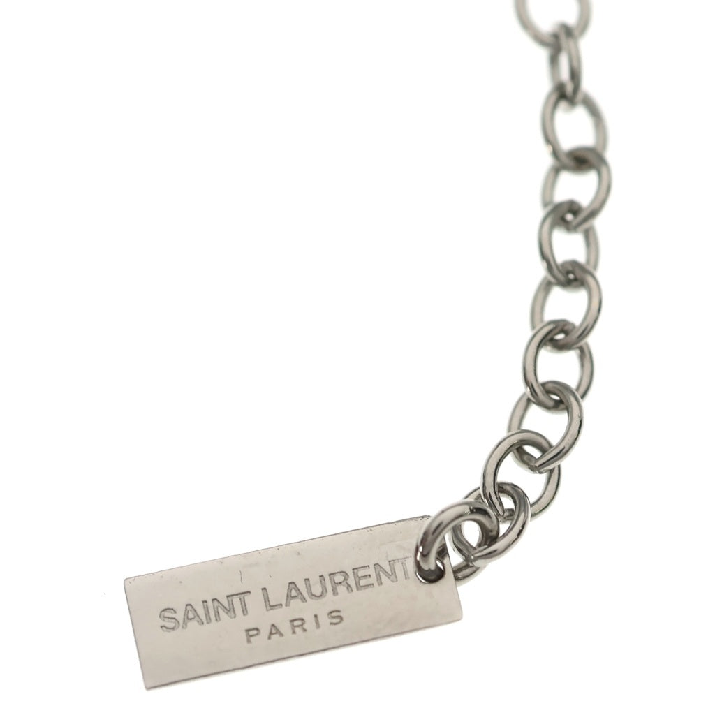 SAINT LAURENT PARIS(サンローランパリ) CASSANDRE CHARM BRACELET カサンドラ チャームブレスレット シルバー レディース