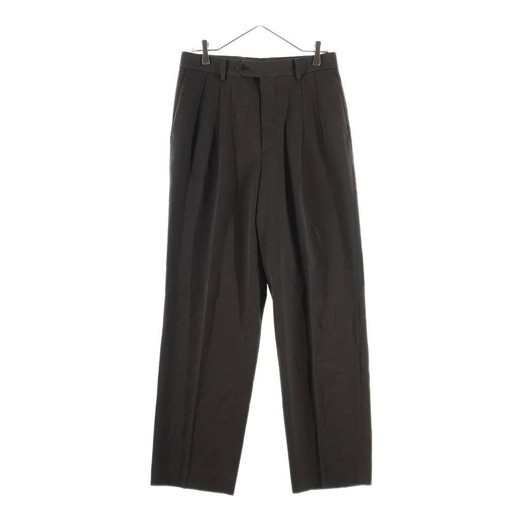 AURALEE(オーラリー) 25SS LIGHT WOOL MAX GABARDINE TWO-TUCK SLACKS 