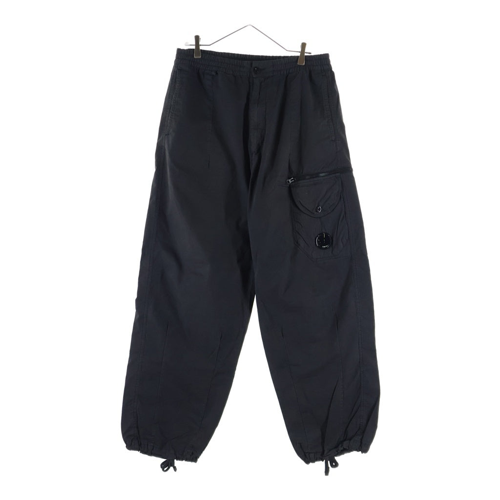 C.P. Company(シーピーカンパニー) ロゴパッチ コットン イージーカーゴパンツ ブラック 17CMPA178A-006134G