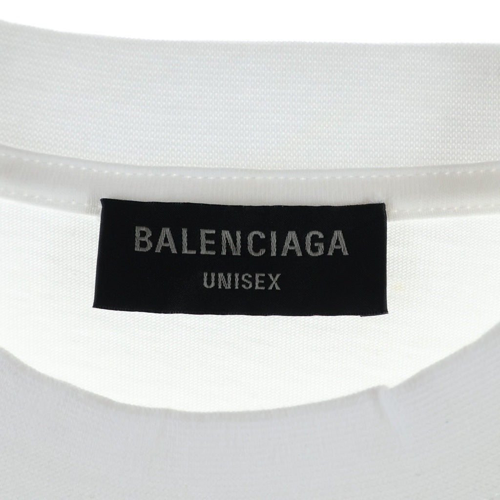 BALENCIAGA(バレンシアガ) WORLD FOOD PROGRAMME ワールド フード プログラム クルーネック半袖Tシャツ カットソー ホワイト 612966 TMVL2