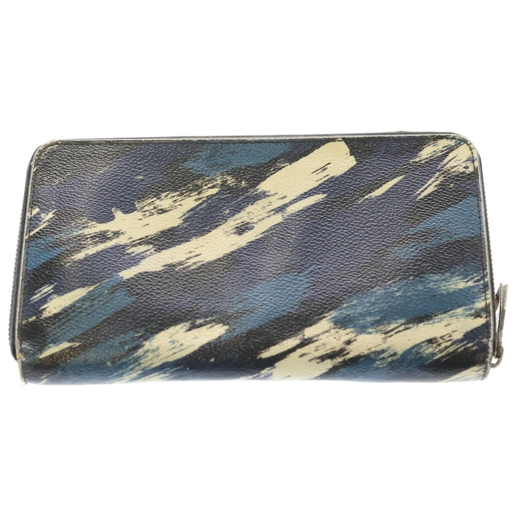 LOUIS VUITTON(ルイヴィトン) ジッピー オーガナイザー カモフラージュ ロングウォレット ブルー/ホワイト M61676 CA4155 レディース