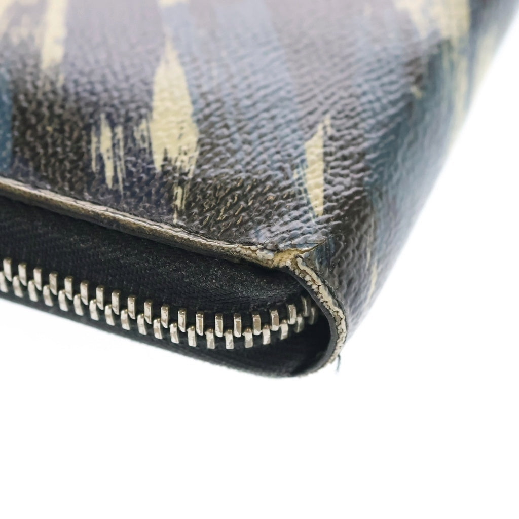 LOUIS VUITTON(ルイヴィトン) ジッピー オーガナイザー カモフラージュ ロングウォレット ブルー/ホワイト M61676 CA4155 レディース