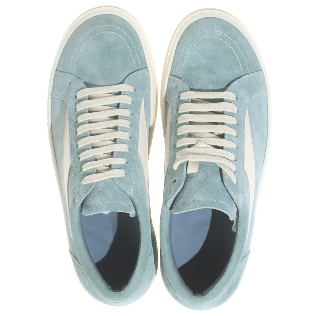 Rick Owens(リックオウエンス) VINTAGE SNEAKS ヴィンテージ スウェード ローカットスニーカー グリーン/ホワイト RU01E5897LVSLCO