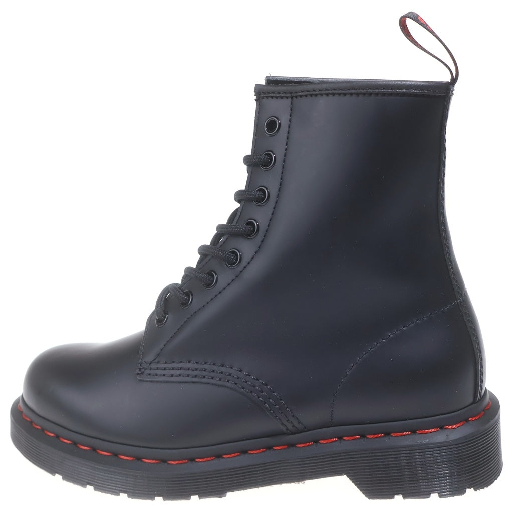 Dr.Martens(ドクターマーチン) 1460 SMOOTH 8ホール レッドステッチ ハイカットレザーブーツ シューズ レディース ブラック 32245001
