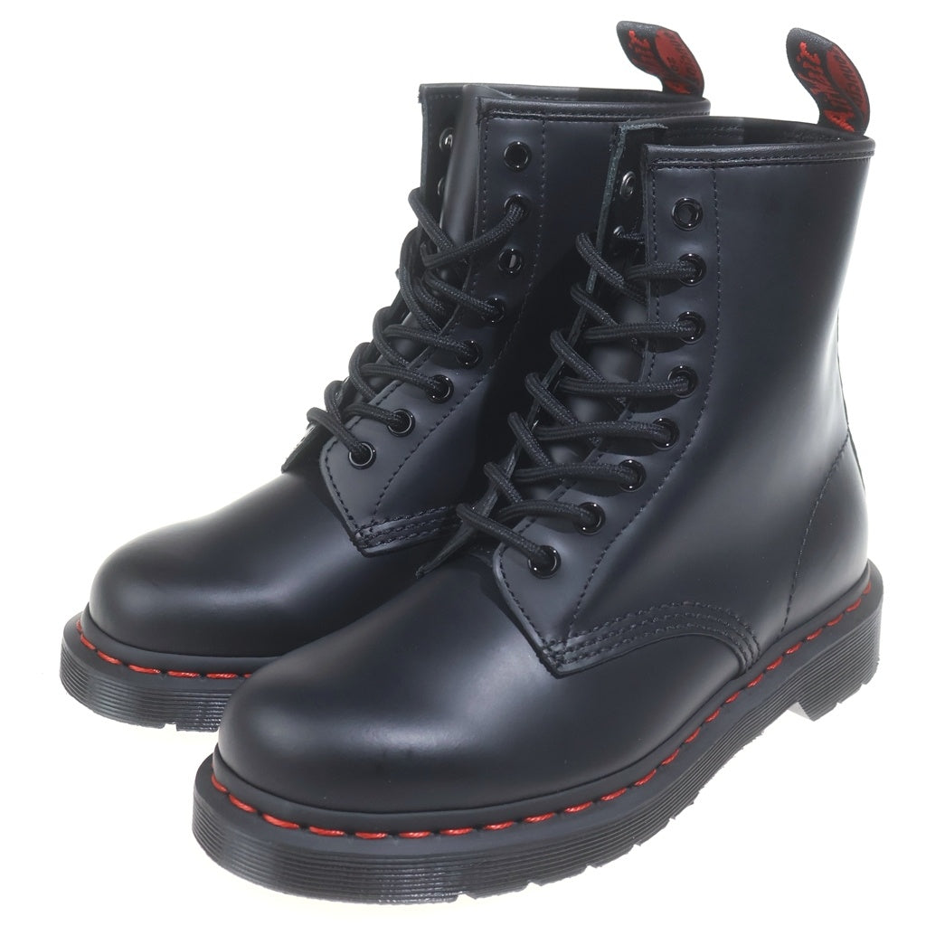 Dr.Martens(ドクターマーチン) 1460 SMOOTH 8ホール レッドステッチ ハイカットレザーブーツ シューズ レディース ブラック 32245001