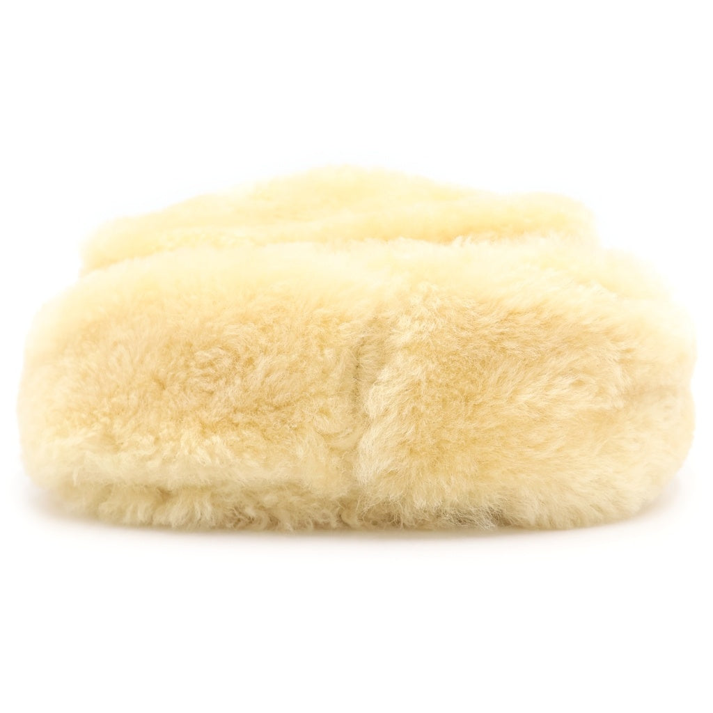 JIL SANDER(ジルサンダー) SPHERE POUCH SM スフィアーポーチ ファーハンドバッグ イエロー J07WF0005 レディース
