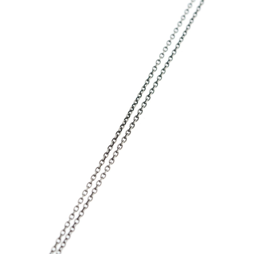 TIFFANY & Co.(ティファニー) ダブルオープンハート チェーンネックレス シルバー/ピンクゴールド K18 PG レディース