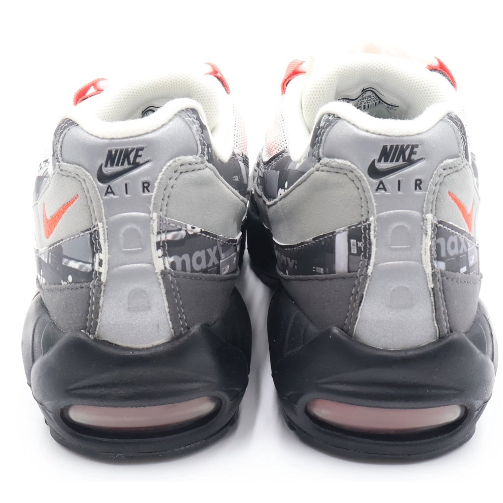 NIKE(ナイキ) AIR MAX 95 RED WE LOVE NIKE エアマックス 95 レッド ウィー ラブ ナイキ ローカットスニーカー グレー US8/26cm AQ0925-002