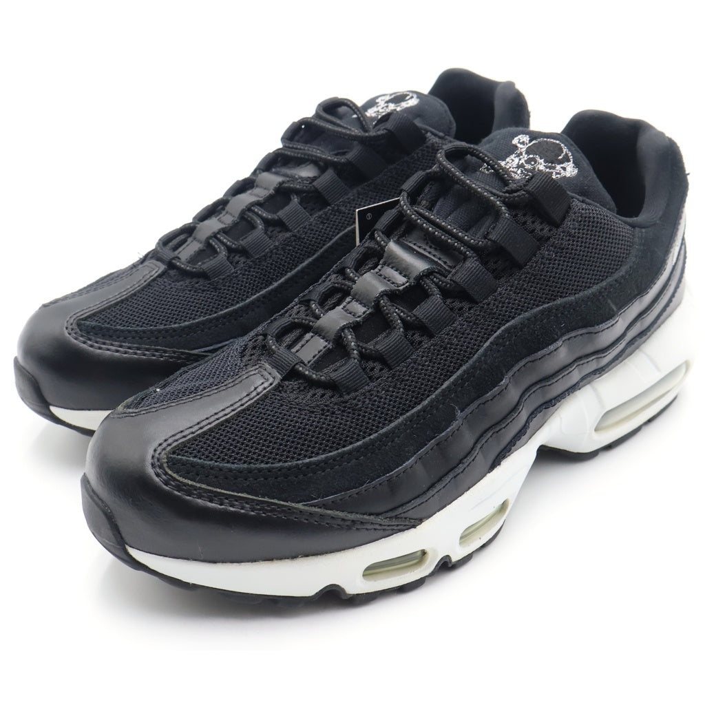 NIKE(ナイキ) AIR MAX 95 PRM REBEL SKULL BLACK CHROME エアマックス 95 プレミアム レベル スカル クローム ローカットスニーカー ブラック US7/26cm 538416-008