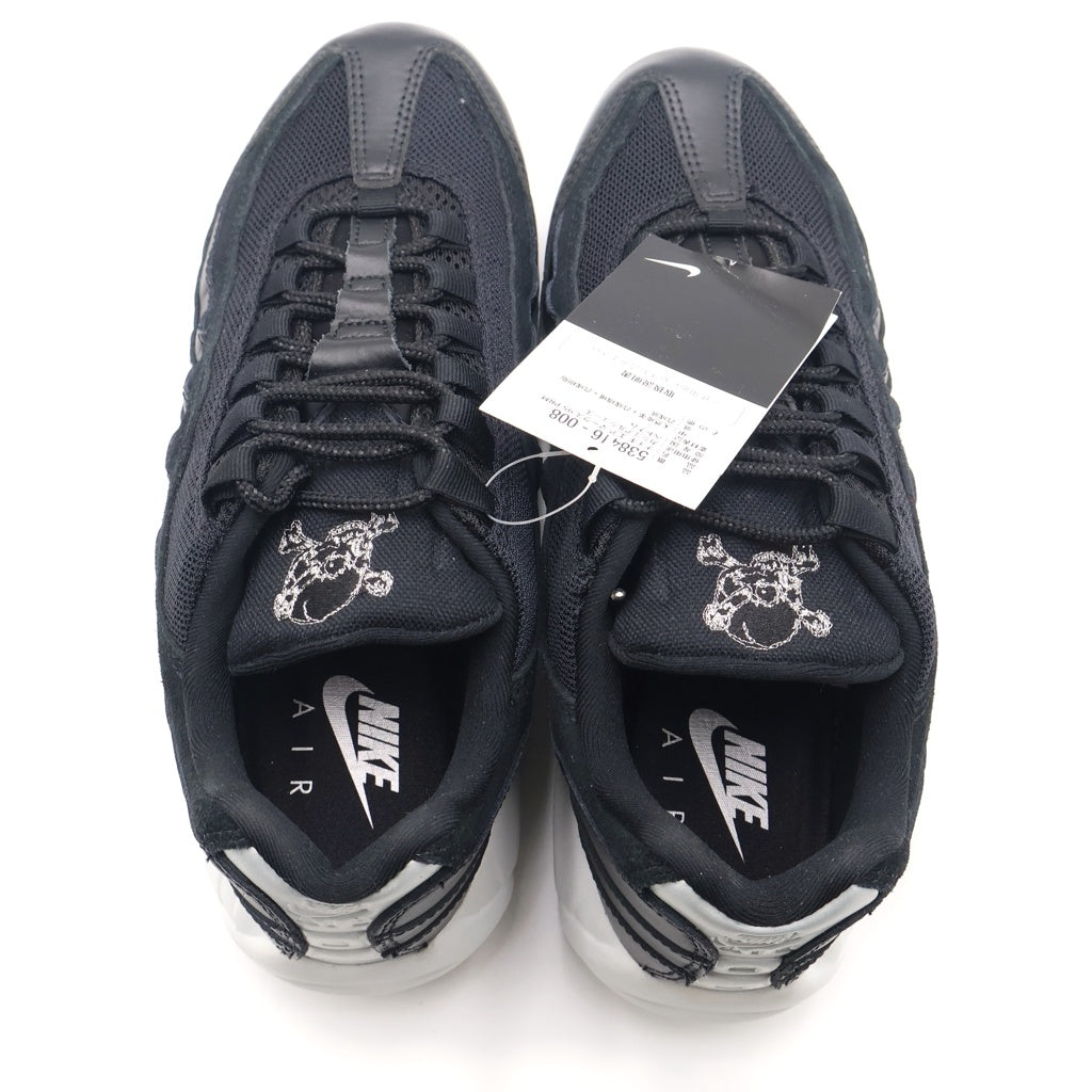NIKE(ナイキ) AIR MAX 95 PRM REBEL SKULL BLACK CHROME エアマックス 95 プレミアム レベル スカル クローム ローカットスニーカー ブラック US7/26cm 538416-008