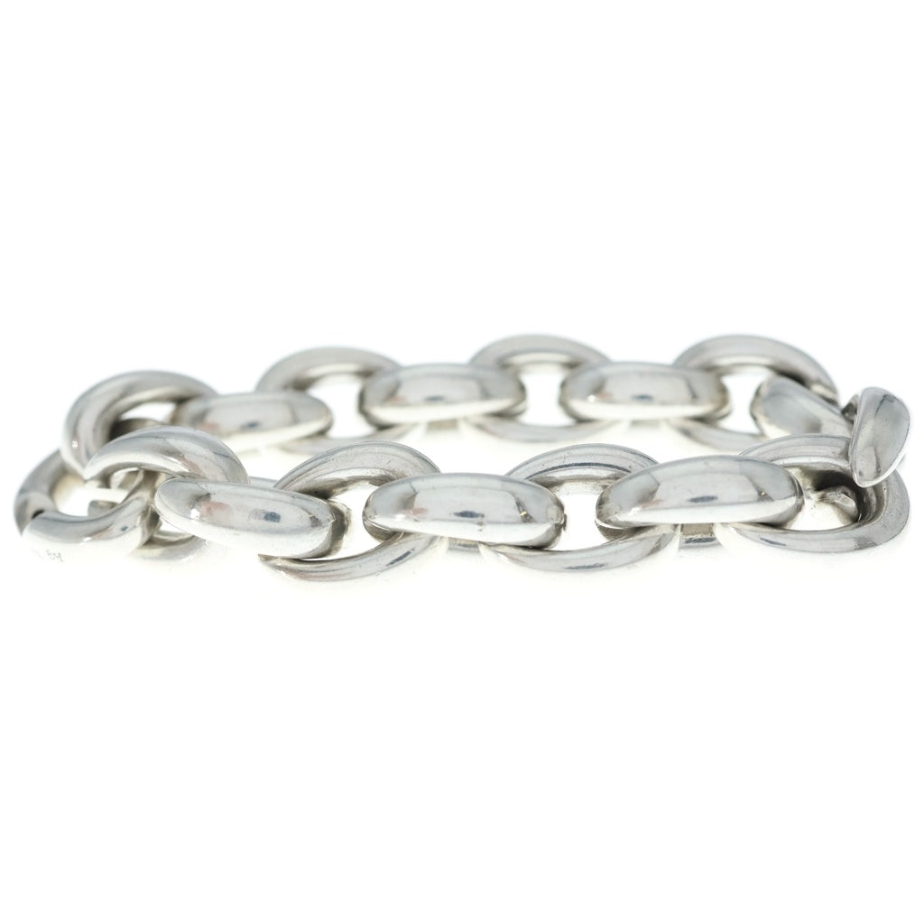 HERMES(エルメス) ACROBAT アクロバット GM 17LINK チェーンブレスレット シルバー レディース