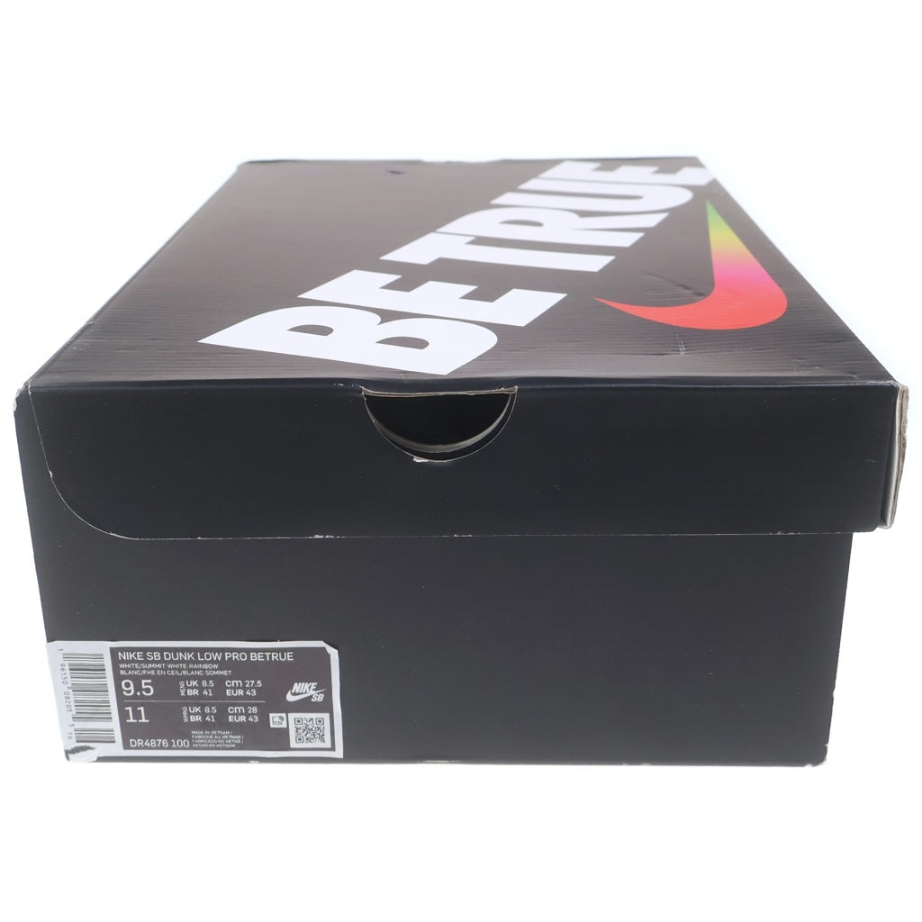 NIKE(ナイキ) DUNK LOW BE TRUE ダンク ローカットスニーカー ビー トゥルー ホワイト US9.5/27.5cm DR4876-100