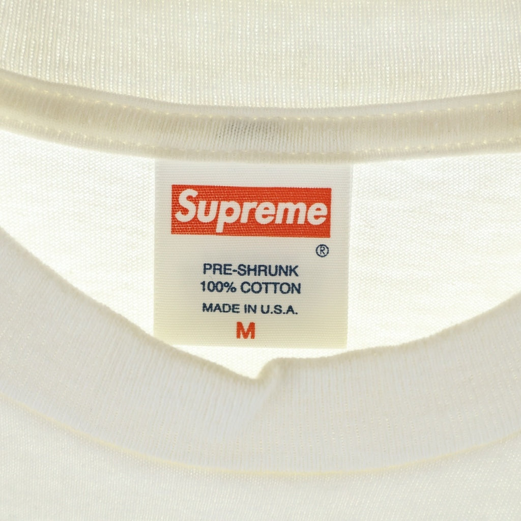 SUPREME(シュプリーム) 06AW Snakeskin Box Logo Tee 原宿オープン記念 スネークスキン ボックスロゴ クルーネック 半袖Tシャツ カットソー ホワイト
