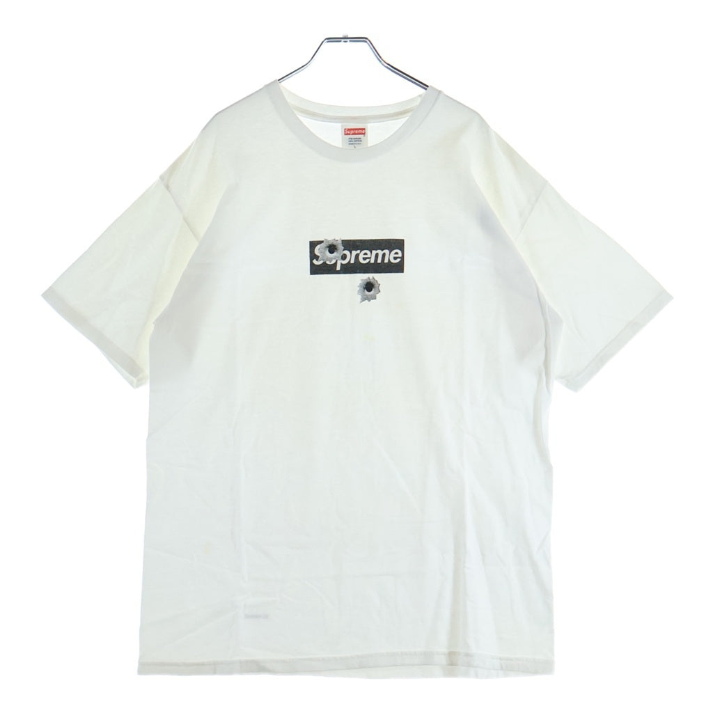 SUPREME(シュプリーム) 12AW Bullet Box Logo Tee 渋谷オープン記念 バレット ボックスロゴ クルーネック 半袖Tシャツ カットソー ホワイト