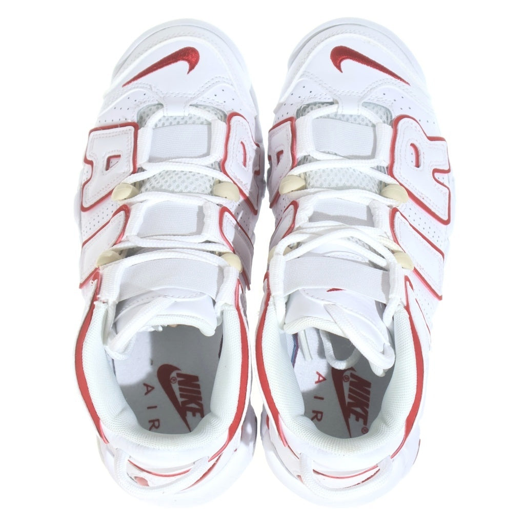 NIKE(ナイキ) AIR MORE UPTEMPO エア モア アップテンポ ハイカットスニーカー レディース ホワイト/レッド US4/23cm 921948-102