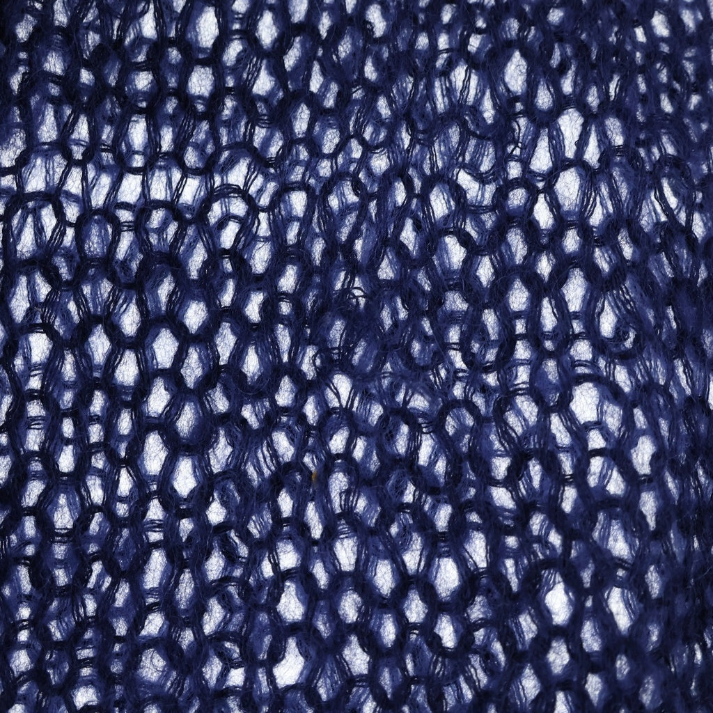 DAIRIKU(ダイリク) 23AW HEART MOHAIR KNIT PULLOVER ハートデザイン モヘア混 ニットセーター ブルー 23AW K-7