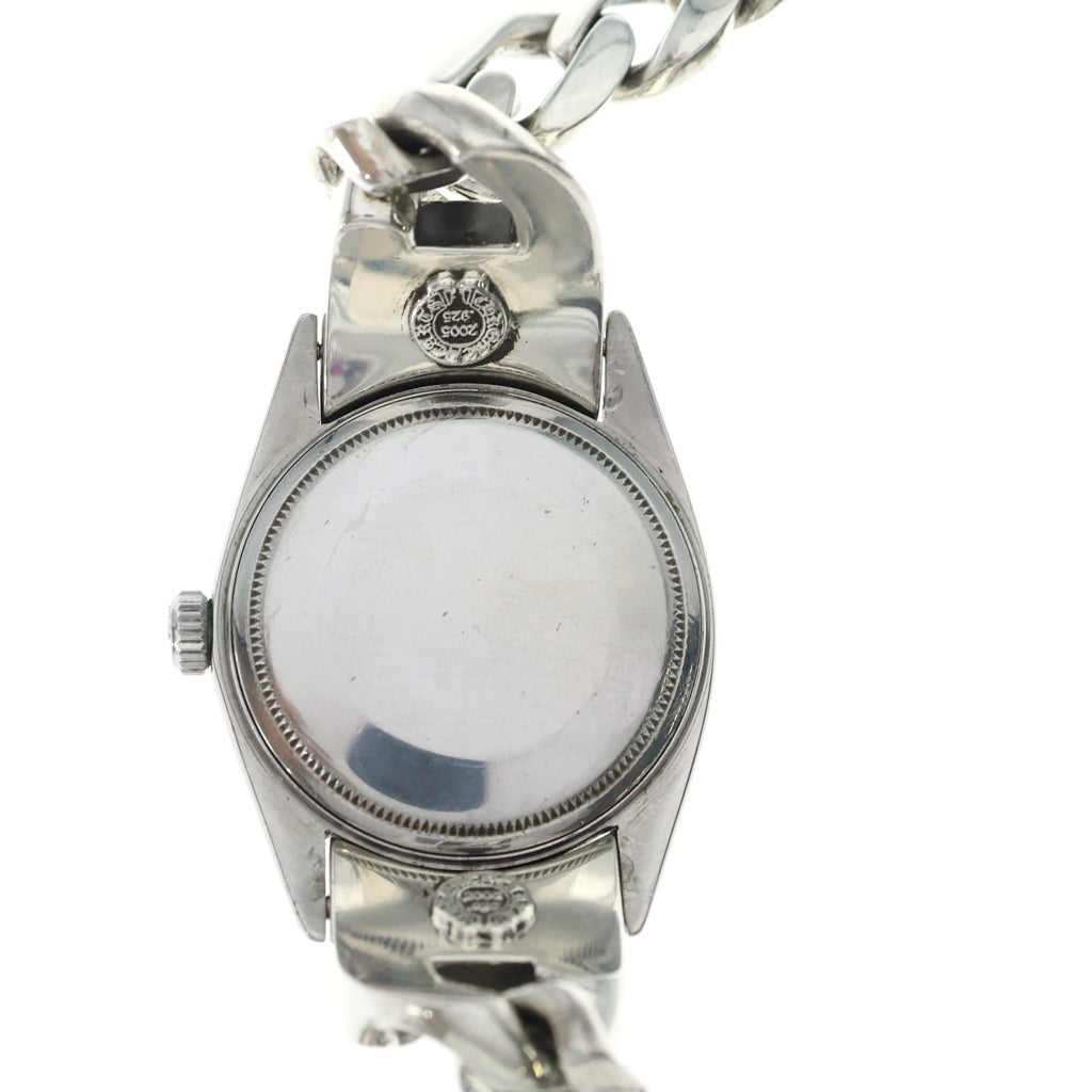 ROLEX(ロレックス) ×CHROME HEARTS OYSTER PERPETUAL DATEJUST クロムハーツ オイスターパーペチュアル デイトジャスト CHプラス装飾 アナログウォッチ 腕時計 シルバー