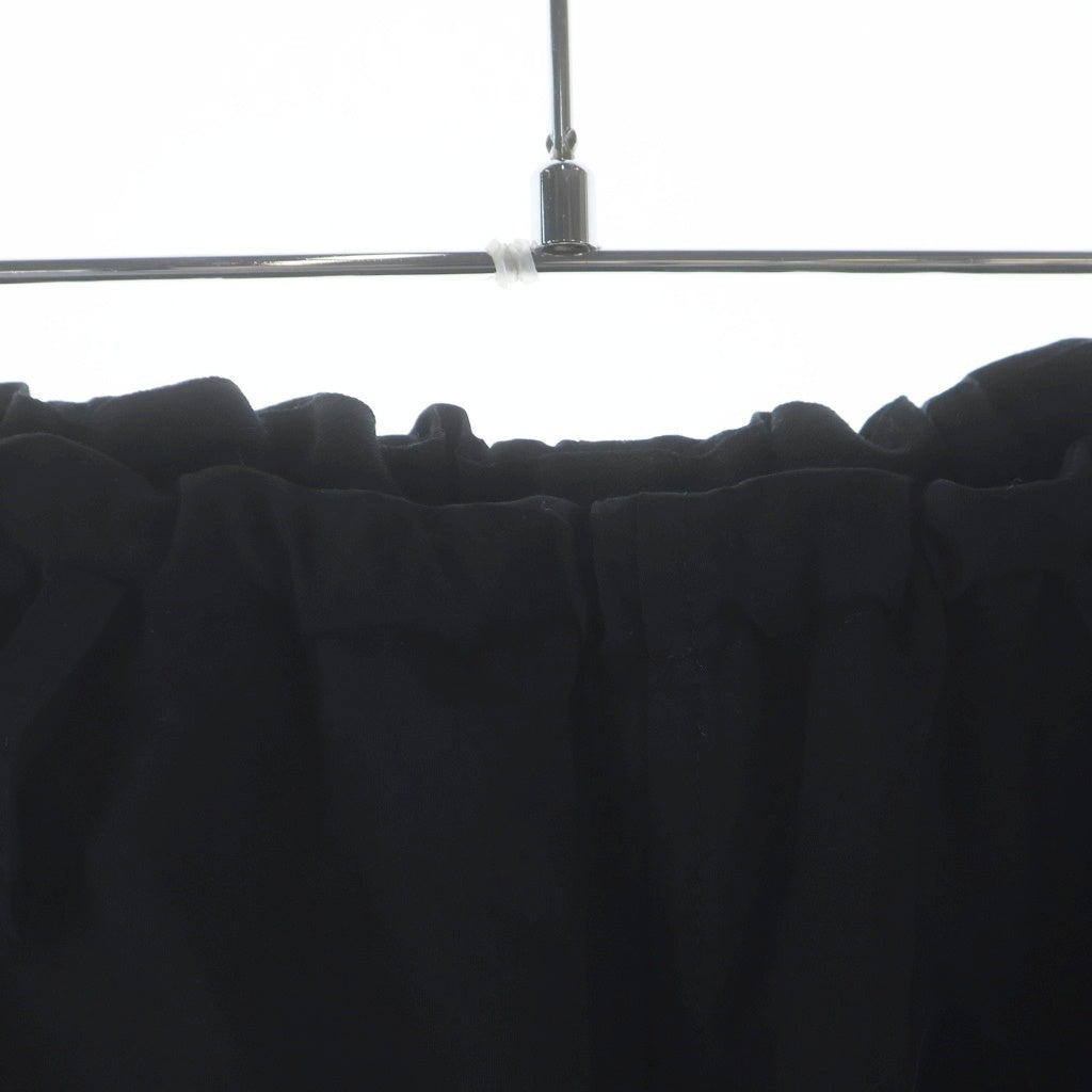 Y's(ワイズ) 100/2 BROAD DOT PIGMENT PRINT STRING WAIST PANTS ブロード ドット ピグメント プリント ドローストリング イージーパンツ レディース ブラック YQ-P10-025