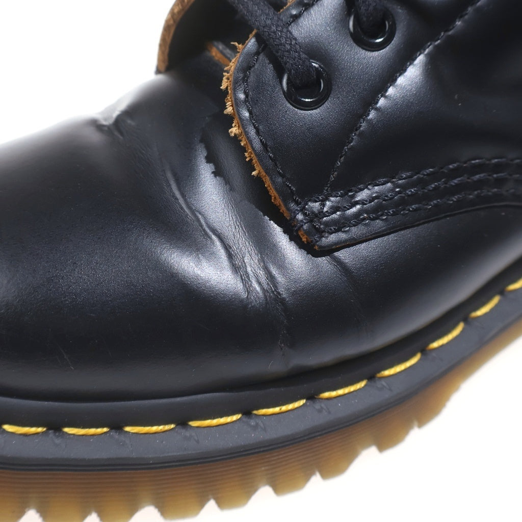 Y's(ワイズ) ×Dr.Martens ドクターマーチン 6ホール レースアップレザーブーツ レディース ブラック