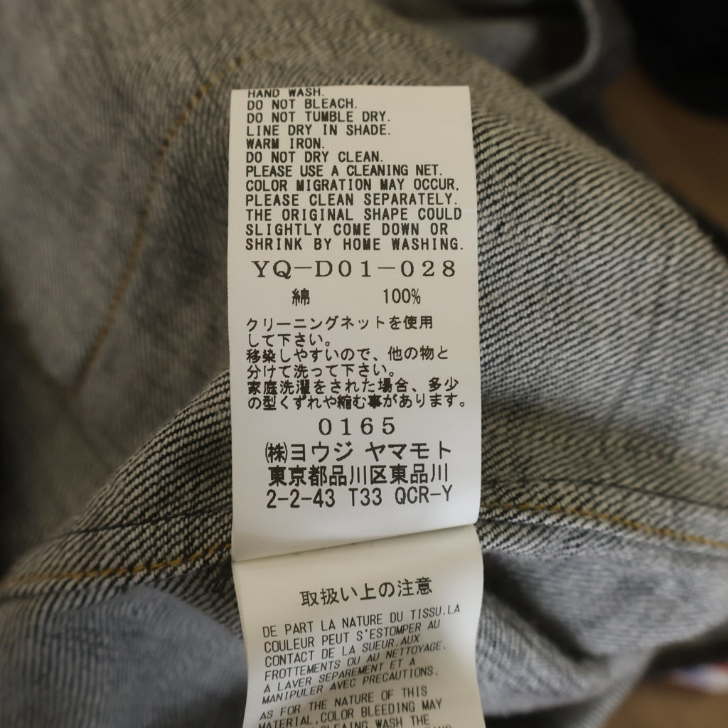 Y's(ワイズ) 8OZ DENIM HALF SLEEVE BOX SHIRT DRESS エイトオンス ハーフスリーブ デニムドレスシャツ レディース インディゴ YQ-D01-028