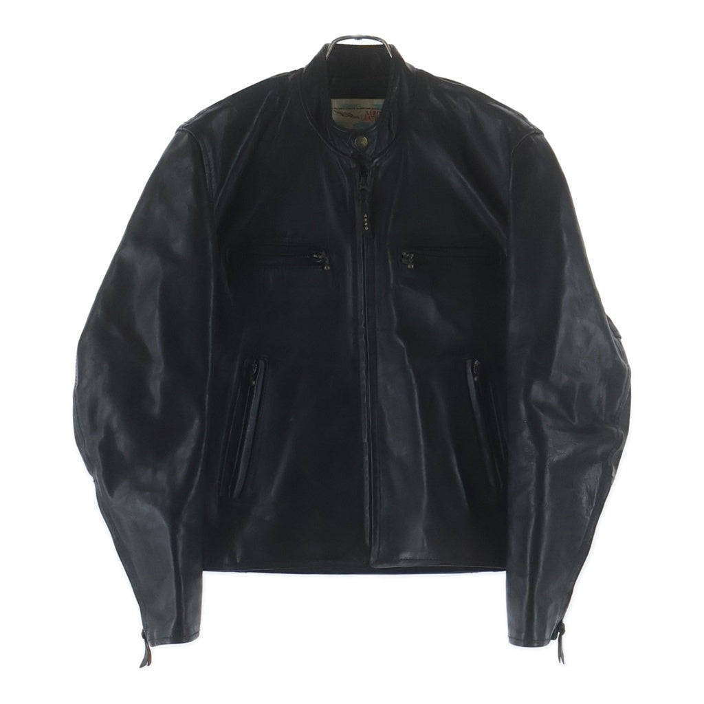 AERO LEATHER(エアロレザー) CAFE RACER カフェレーサー シングルライダース レザージャケット ブラック