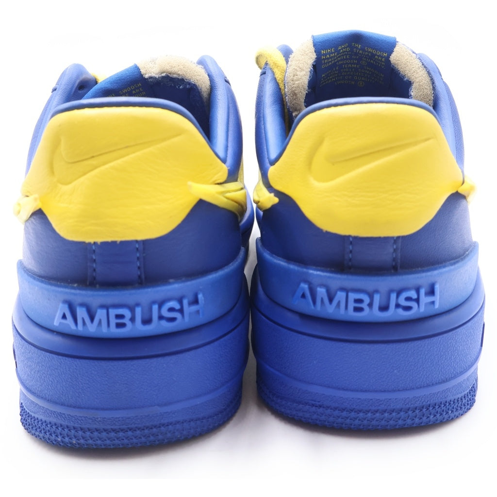 NIKE(ナイキ) ×AMBUSH AIR FORCE 1 LOW SP GAME ROYAL アンブッシュ エアフォース1 ゲーム ロイヤル ローカットスニーカー ブルー/イエロー US8/26cm DV3464-400