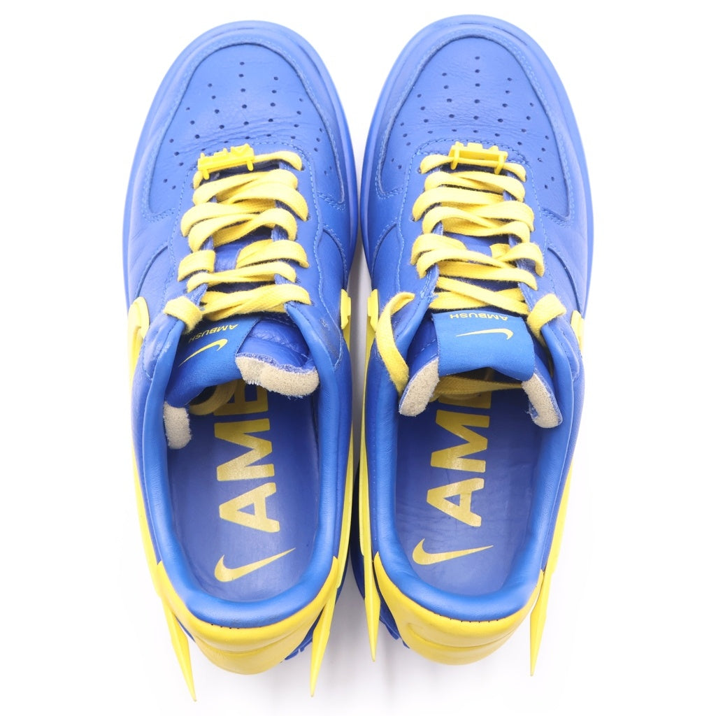 NIKE(ナイキ) ×AMBUSH AIR FORCE 1 LOW SP GAME ROYAL アンブッシュ エアフォース1 ゲーム ロイヤル ローカットスニーカー ブルー/イエロー US8/26cm DV3464-400