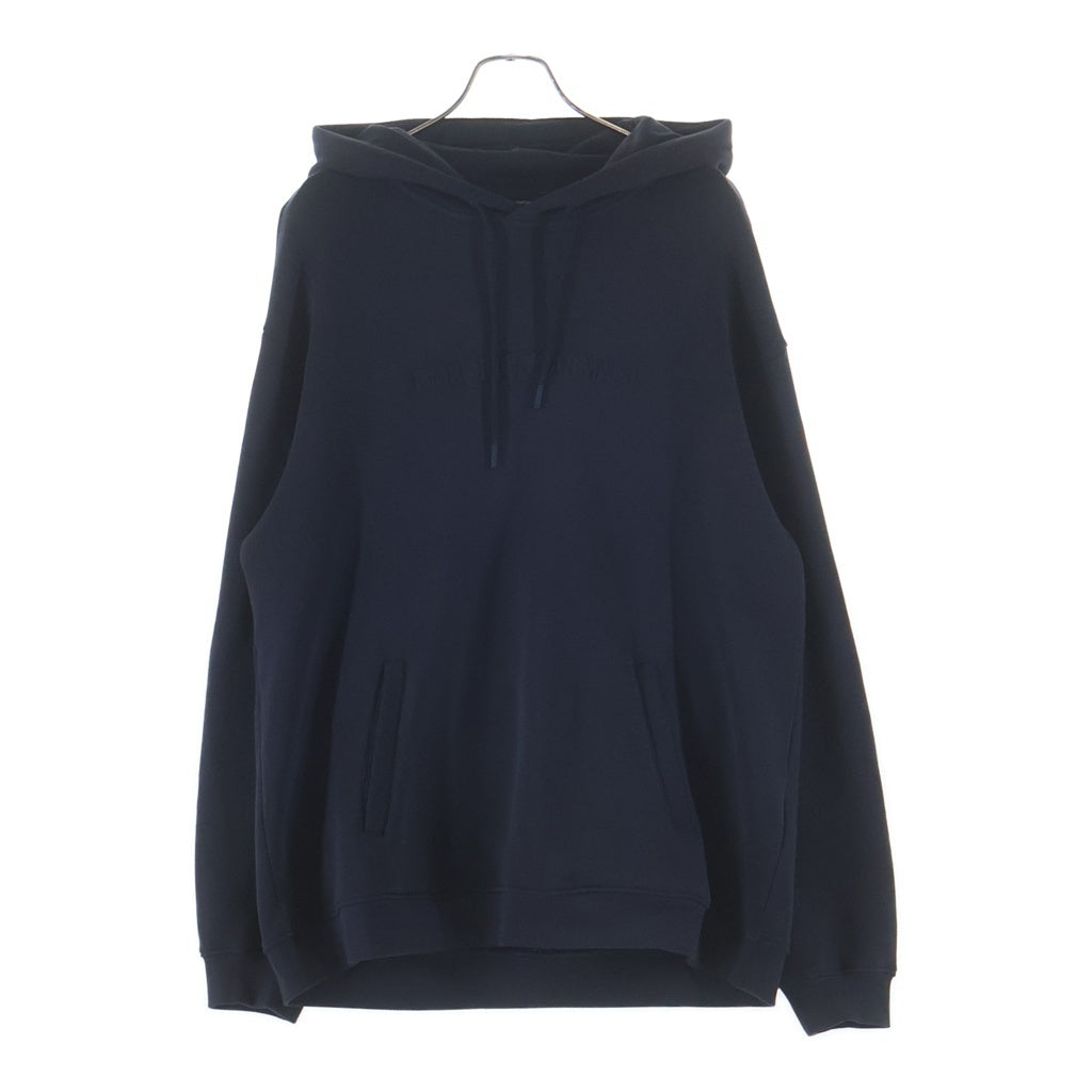 EMPORIO ARMANI(エンポリオアルマーニ) COTTON REGULAR FIT HOODED SWEAT コットン レギュラーフィット プルオーバーフーディー パーカー ネイビー 6R1M7U 1J7DZ