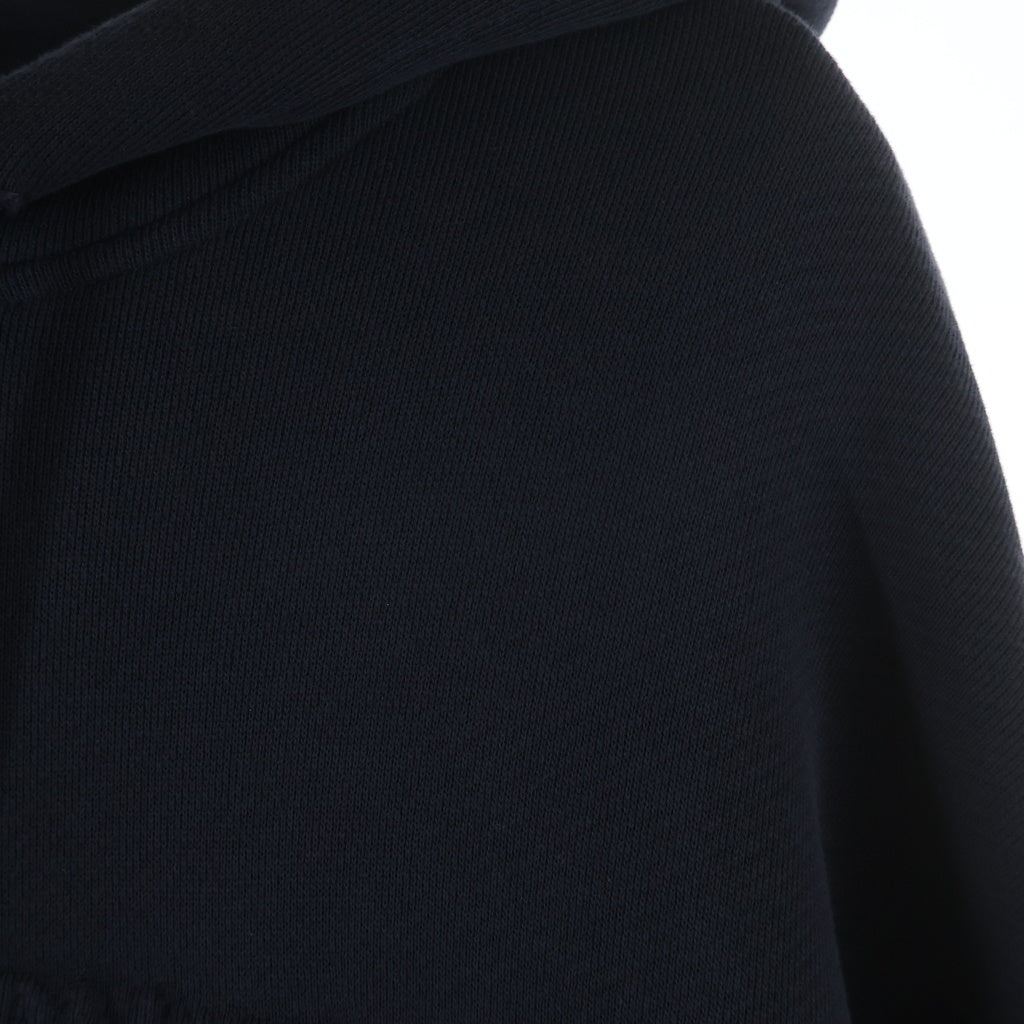 EMPORIO ARMANI(エンポリオアルマーニ) COTTON REGULAR FIT HOODED SWEAT コットン レギュラーフィット プルオーバーフーディー パーカー ネイビー 6R1M7U 1J7DZ