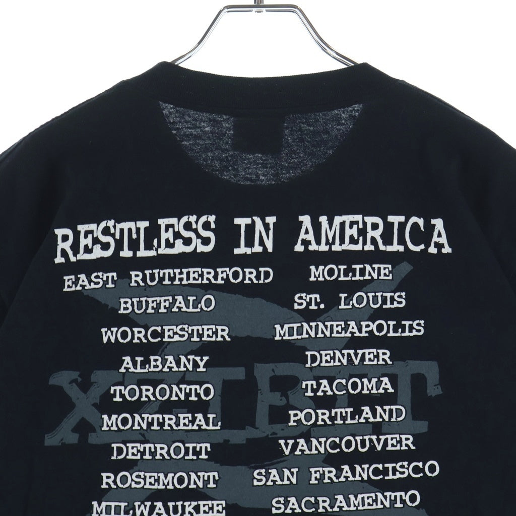 VINTAGE(ヴィンテージ) 00S VINTAGE XZIBIT REST IN AMERICA CONCERT TOUR TEE ヴィンテージ イグジビッド レストインアメリカ ツアーTシャツ 半袖クルーネックカットソー ブラック