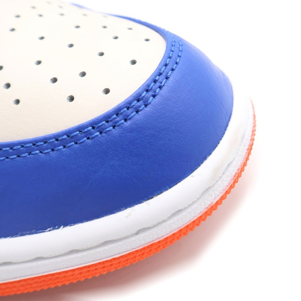 NIKE(ナイキ) AIR JORDAN 1 MID KNICKS エアジョーダン ニックス ミッドカットスニーカー ブルー/ホワイト US10.5/28.5cm FD1029-400