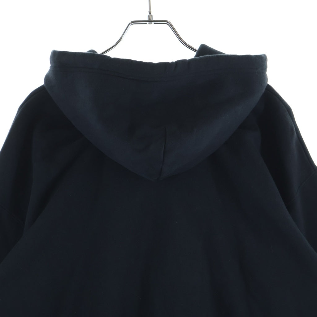 BALENCIAGA(バレンシアガ) 19AW バービーロゴプリント プルオーバースウェットパーカー フーディー ブラック 583222 TFV60