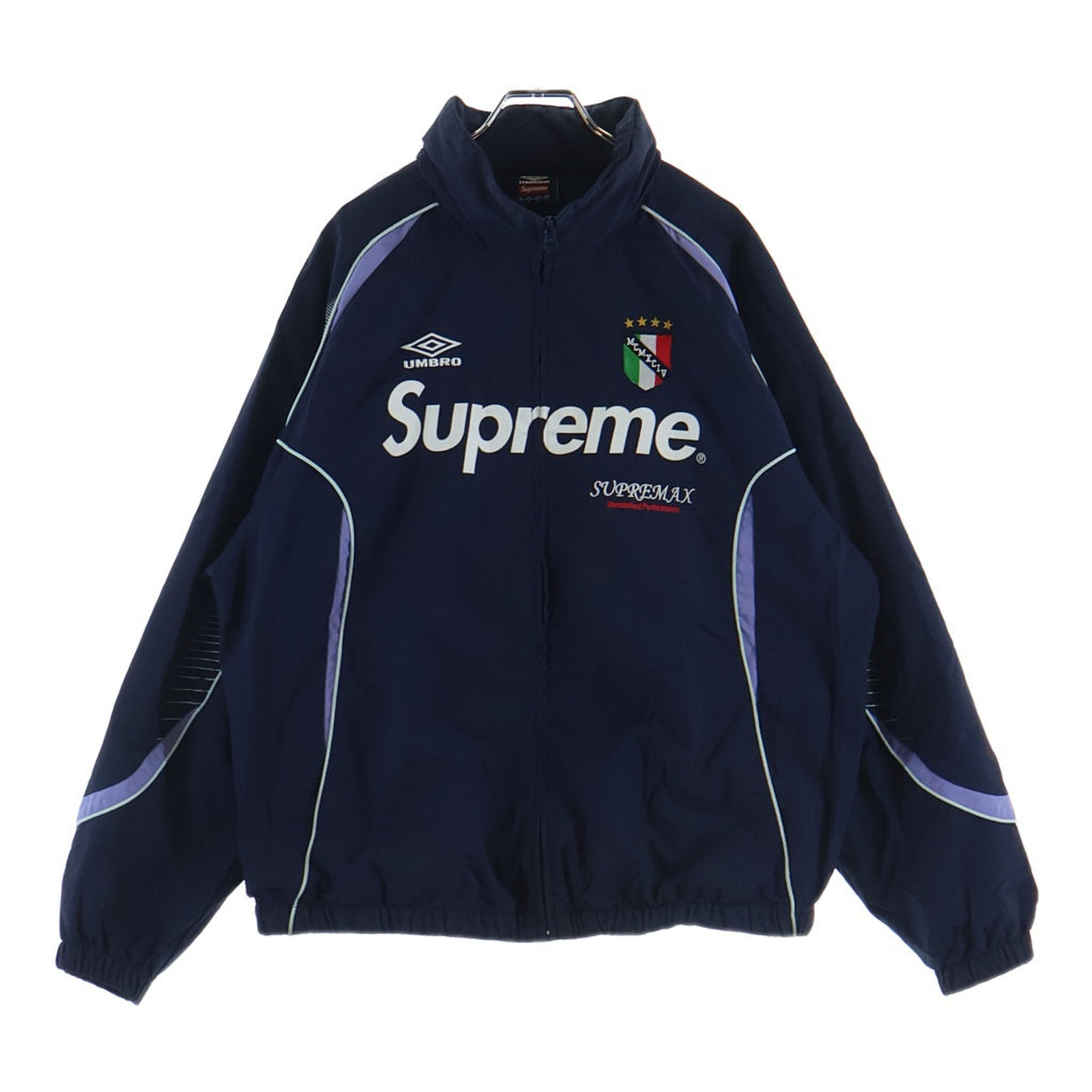 SUPREME(シュプリーム) 22SS ×Umbro Track Jacket アンブロ ロゴエンブロイダリー ナイロン トラックジャケット ネイビー