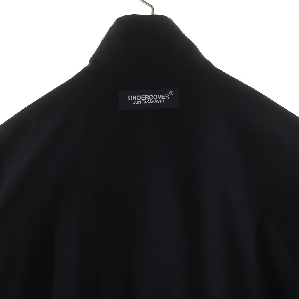 UNDERCOVER(アンダーカバー) 25AW DECONSTRUCTED ZIP BOMBER BLOUSON 再構築 ジップアップジャケット ブルゾン ブラック UC2E4215