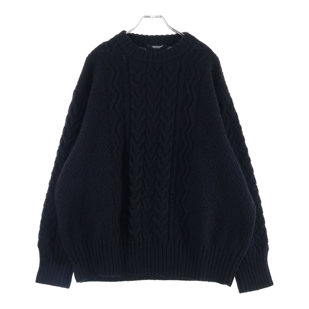 UNDERCOVER(アンダーカバー) 22AW NEON CABLE KNIT 長袖ウール 